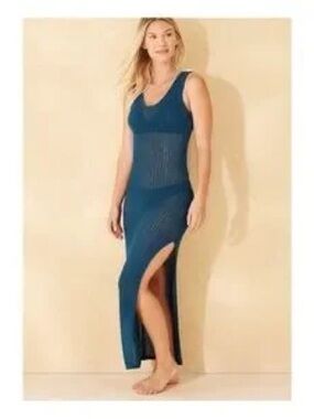 Shade & Shore Teal  bikini and cover up